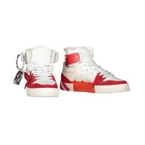 Off-White c/o Virgil Abloh
Men's Red Vulcanized High-top Sneakers